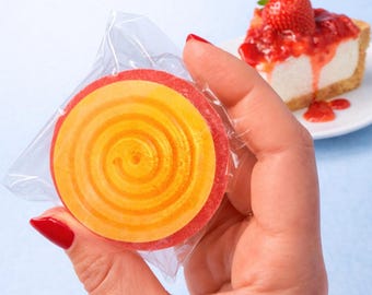 Strawberry Cheesecake Gem – Gourmet Crystal Candy | Diamond Delights