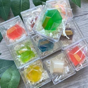 Jewel Box, Edible Gemstone Kohakutou Candy, Edible Jewelry, Vegan, Gluten Free, ASMR, Crystal Candy, Random Flavour TikTok
