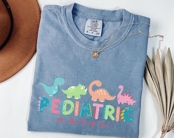 Comfort Colors® Pediatric Nurse Shirt, Nurse Shirt, Cute Pediatric Nurse Gift, Peds Nurse Tee, Nurse Appreciation Gift