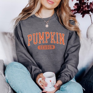 Retro Pumpkin Season Sweatshirt, Thanksgiving Gift Fall Gifts, Autumn Sweatshirt, Cute Fall Sweatshirt, Halloween Sweatshirts For Women