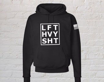 LFT HVY SHT  Gym hoodie for Men Women Girls sweatshirt Training Design Graphic hoodie sweater Gym Gift pump cover