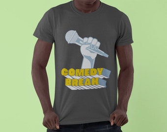 Stand Up Comedy Shirt - Mic Graphic T-Shirt - Geschenk für Comedian oder Fan
