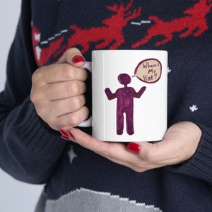 Funny Stick Figure Coffee Mug - Humorous Cup - Gift for Comedy Fan