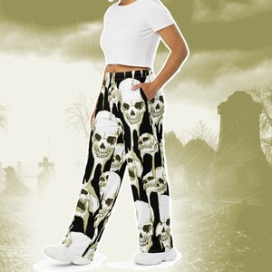 Skull Lounge Pants Etsy UK
