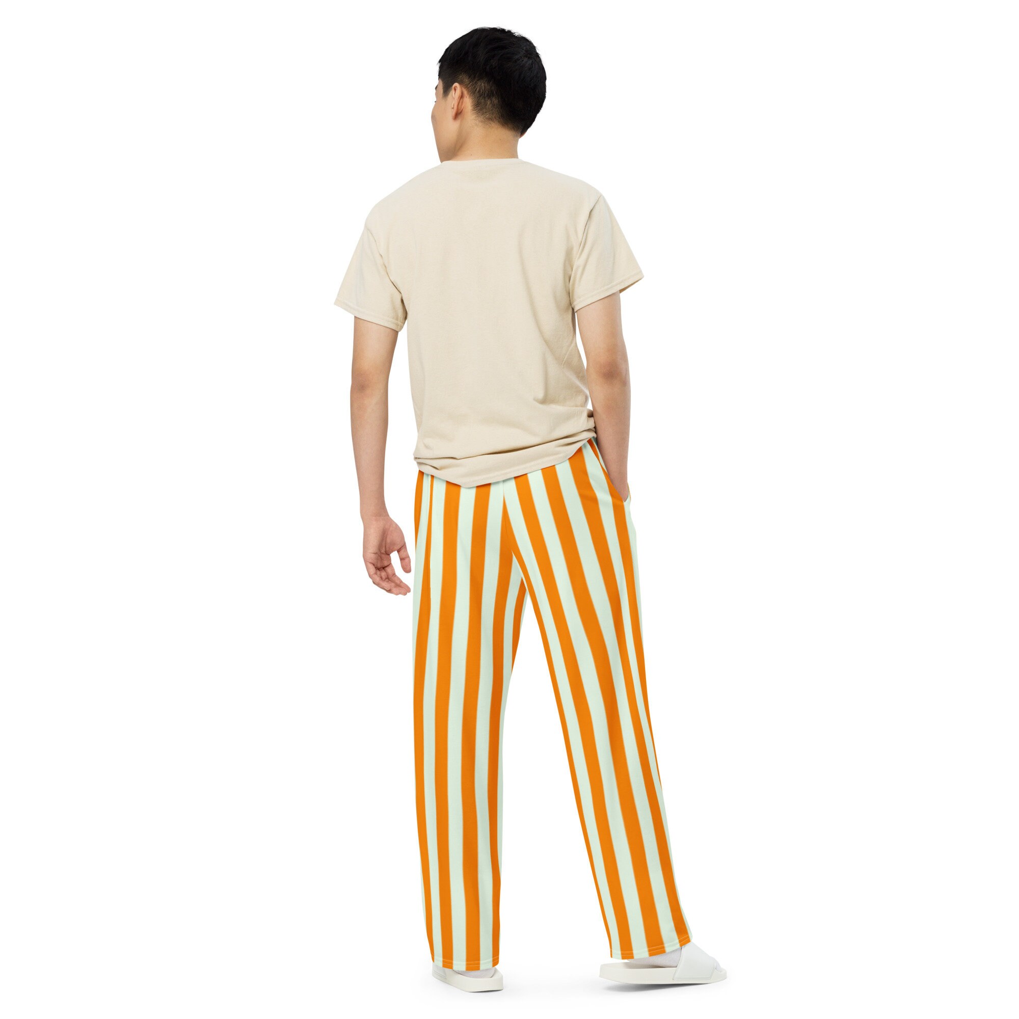 ORANGE LAUGHING SKULL UNISEX LOUNGE PANTS