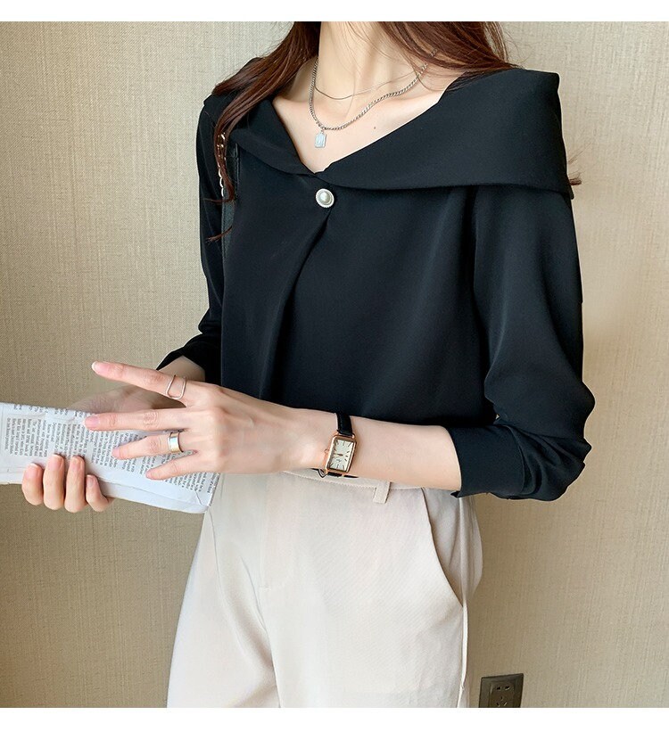 V-Neck Chiffon Blouse main image 0
