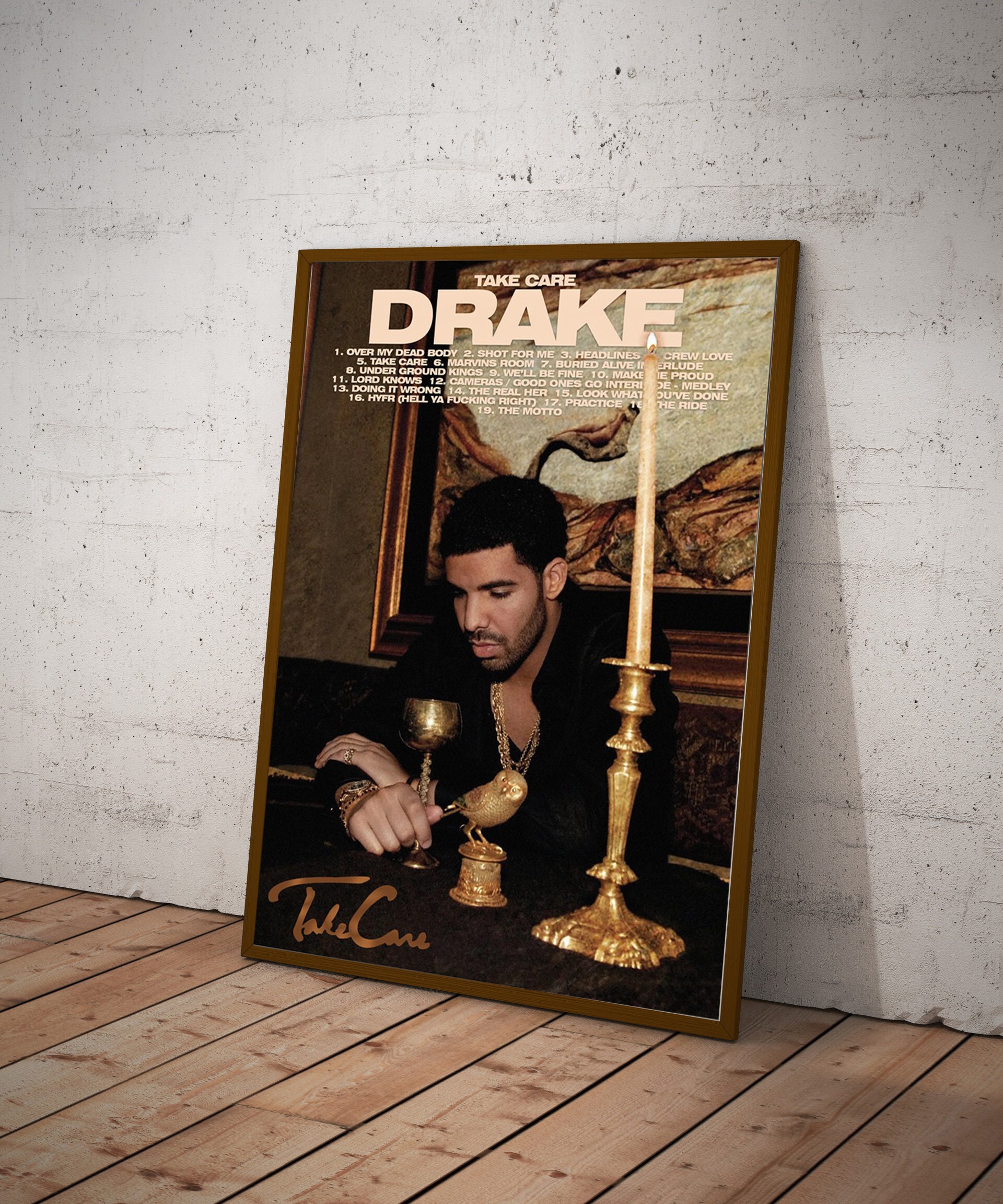 Music Poster, Drake 'Take Care' Poster sold by Balochi_French