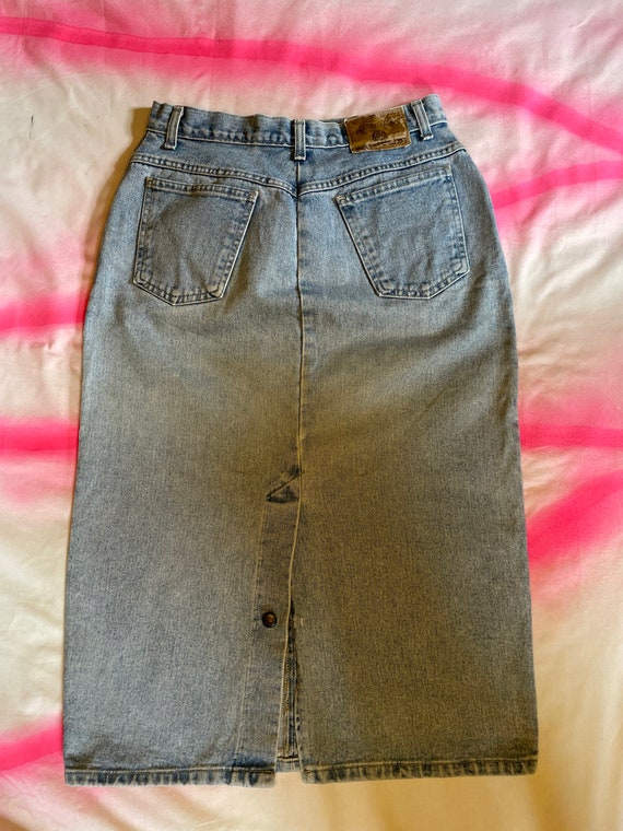 Vintage Jean Denim Skirt 90's - image 2