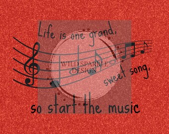 Das Leben ist ein süßes Lied SVG