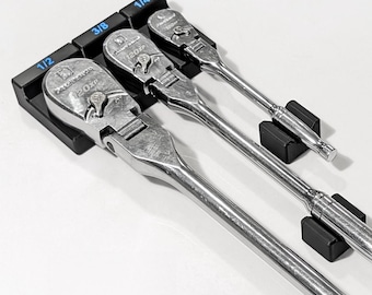 Ratchet organizer holder for tool box - Magnetic