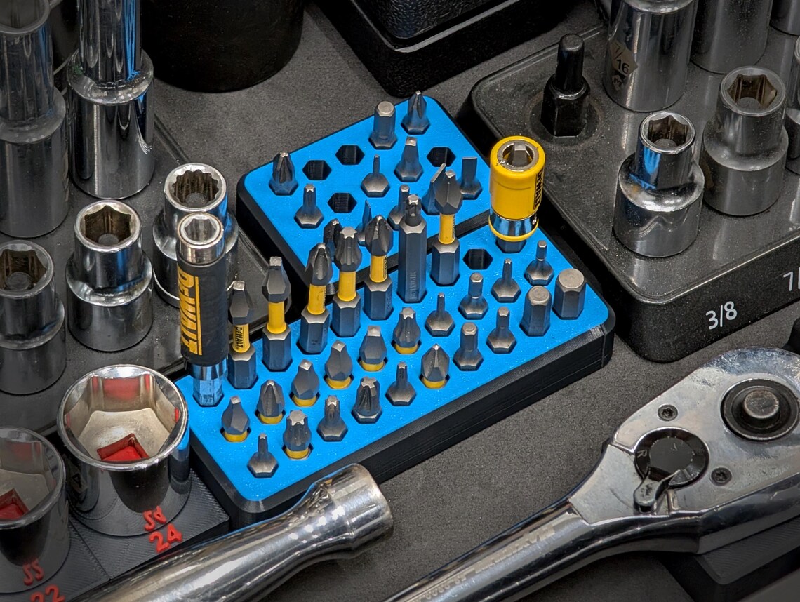 Hex Bit Organizer - Magnetic for Tool Box - Etsy