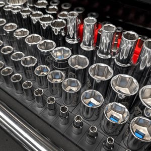 Socket Organizer holder for toolbox- Modular and magnetic base