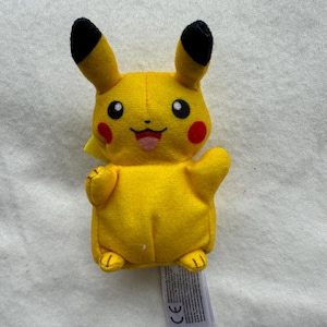 Pokemon Pikachu 8 inch Plush Stuffed Pokémon WCT Wicked Cool Toy about 10 cm. Used please look at the pictures