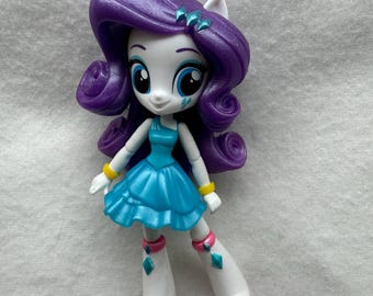 Hasbro My Little Pony Equestria Girls Minis RARITY School Dance Used Please look at the pictures