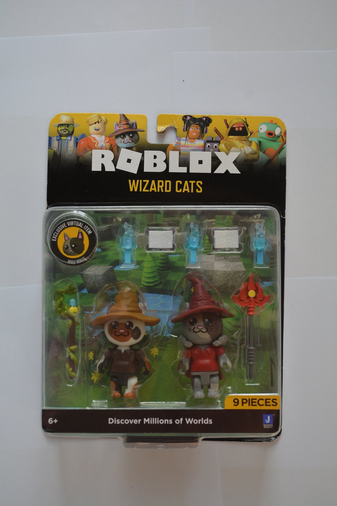 Roblox Celebrity Action Figure Wizard Cats Calico Druid Chaos Etsy