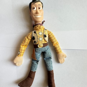 Vintage Disney Toy Story Toy Woody Plush Nose is Damaged Used