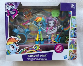 My Little Pony Equestria Girls Minis Rainbow Dash Rockin' Music Class Set Hasbro new Please look at the pictures