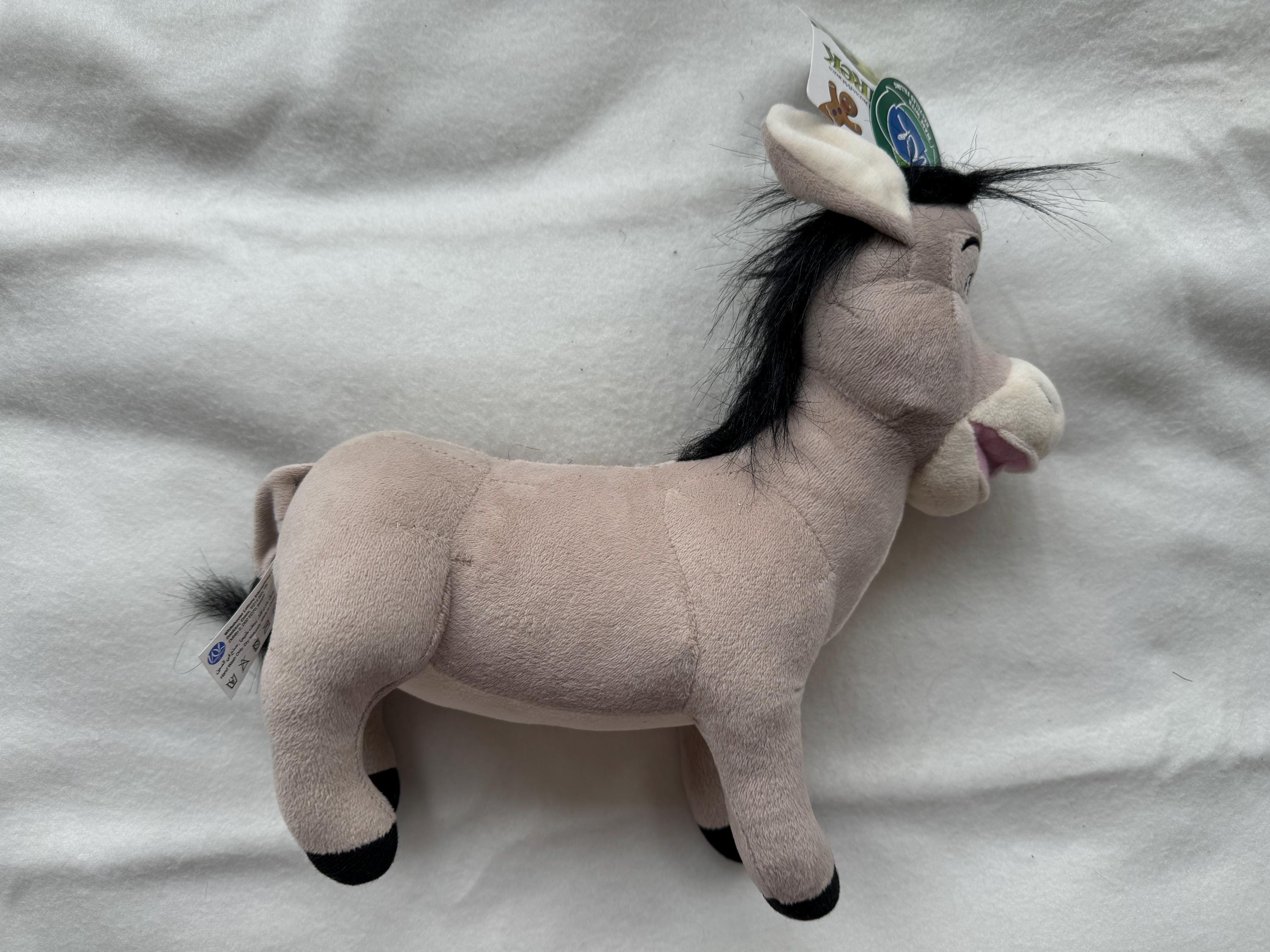 Envi Dreamworks about 10" Shrek Soft Plush Toy Donkey new Please look at the pictures