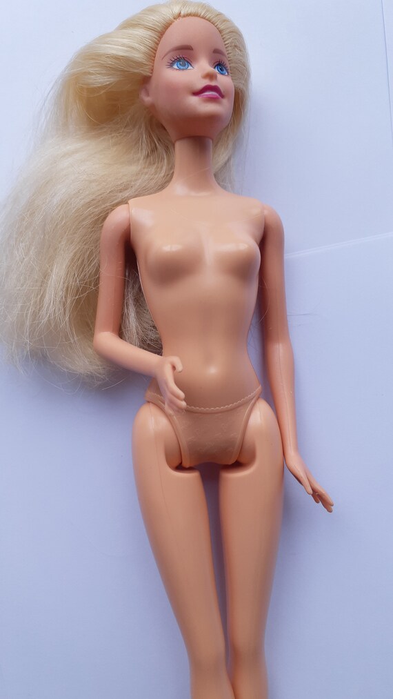 Barbie doll with no hair sale