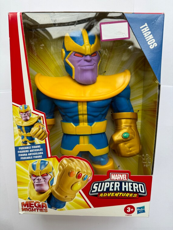 Playskool Heroes Action Figure Thanos Mega Mighties Marvel Super Hero  Adventures New Unopened Please Look at the Pictures - Etsy
