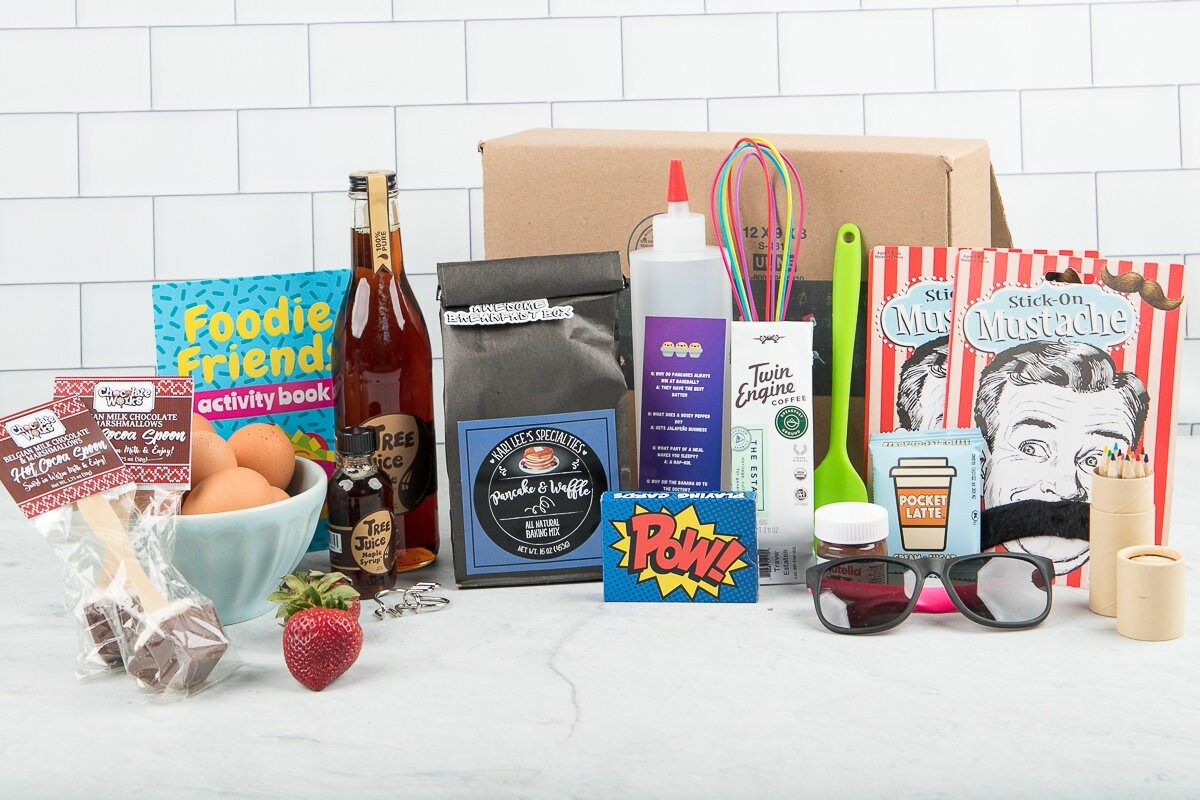 Fun Pancake Breakfast Gift Box for Families and Kids Delivered for