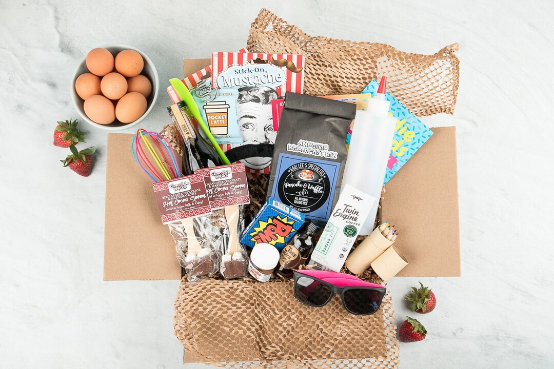Fun Pancake Breakfast Gift Box for Families and Kids Delivered for
