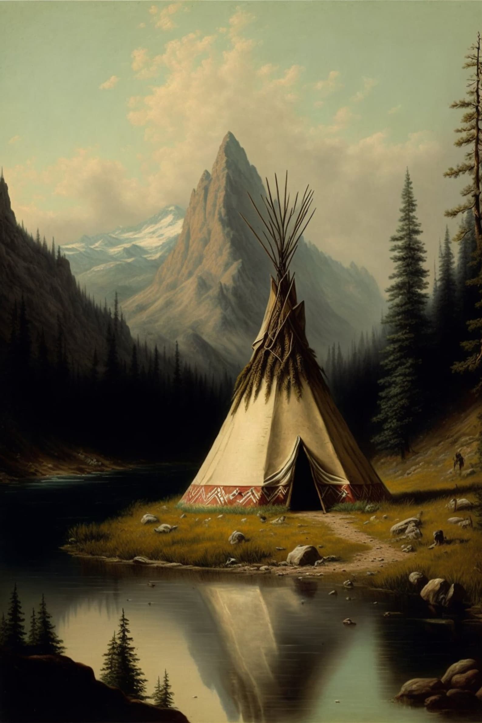 River Tipi - Etsy