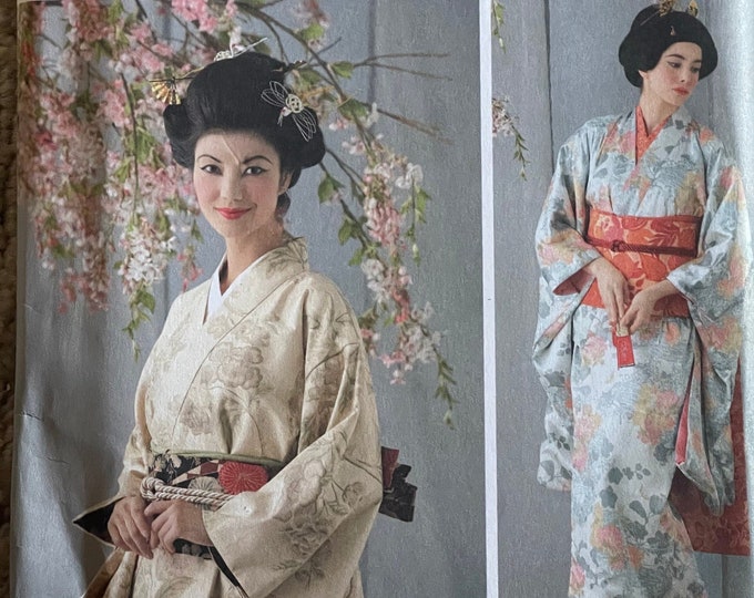 Sewing Pattern Simplicity 4080 Japanese Kimono Etsy