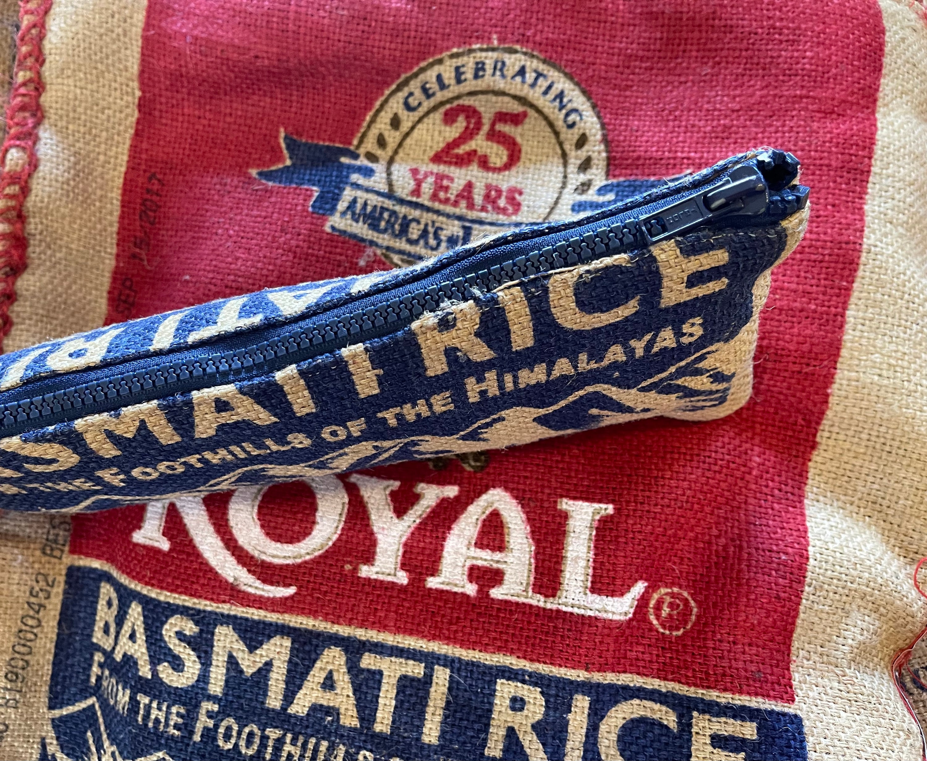 Royal basmati rice burlap bag best sale