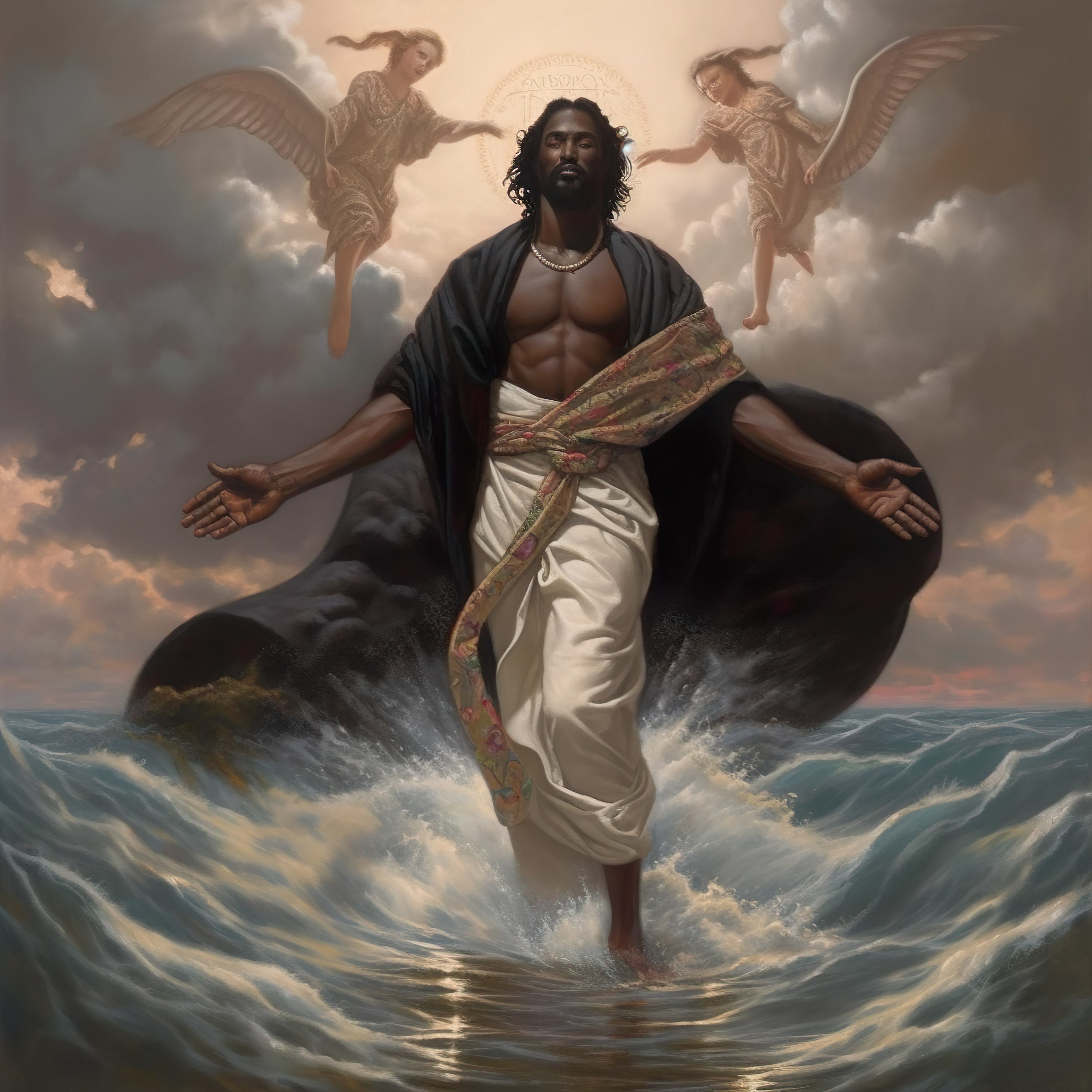 All 30+ Pictures images of black jesus walking on water Completed