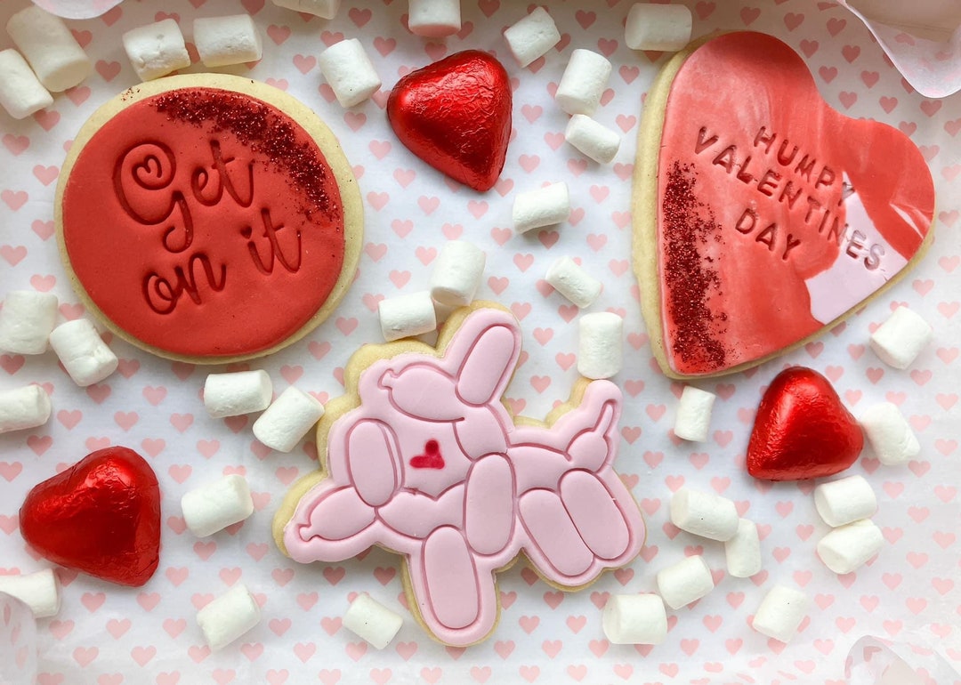 Get on It Valentines Sugar Cookie Box Etsy Australia