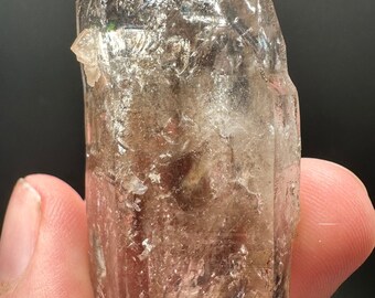 Double Terminated Smoky Fenster Quartz Crystal - Erongo, Namibia