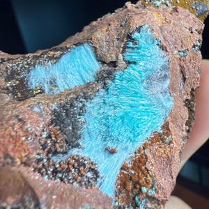 Aurichalcite in Calcite - Very Scare Collector&#39;s Specimens - Ojuela Mine, Durango, Mexico #5