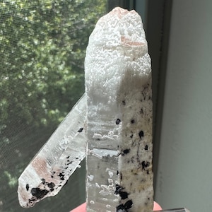 Quartz with Hematite Sprays - Inner Mongolia - Small Cabinet, Collector&#39;s Specimen