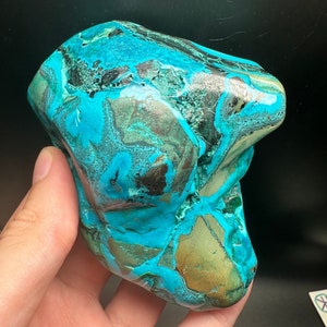 Chrysocholla, Malachite Freeform Polished - Democratic Republic of the Congo