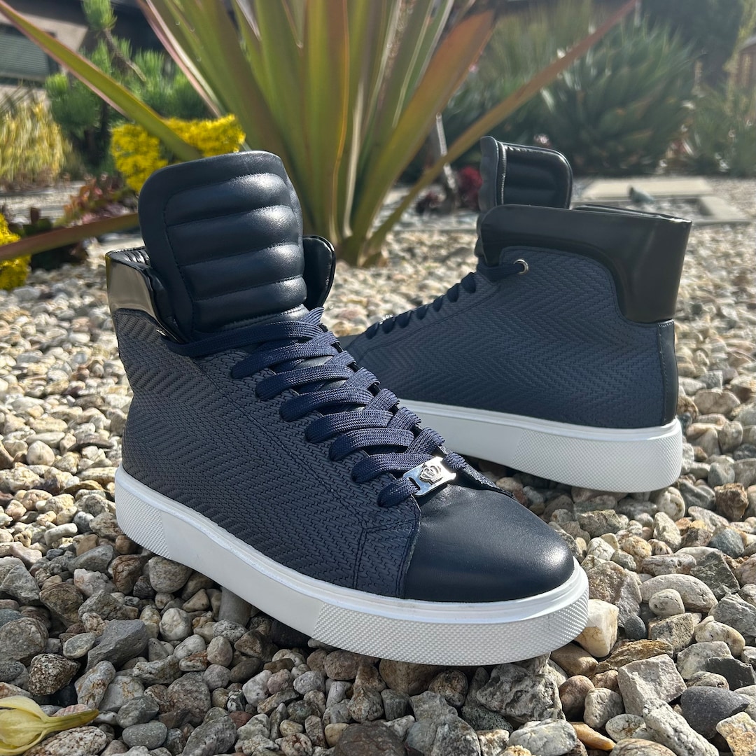 Luxury High Top Mens Shoes From Natural Leather by GAVA Etsy