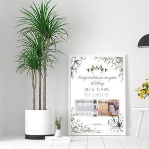 Wedding Gift Your First Million / One Million Pounds / Custom Digital Download / Cash Gift / Personalised
