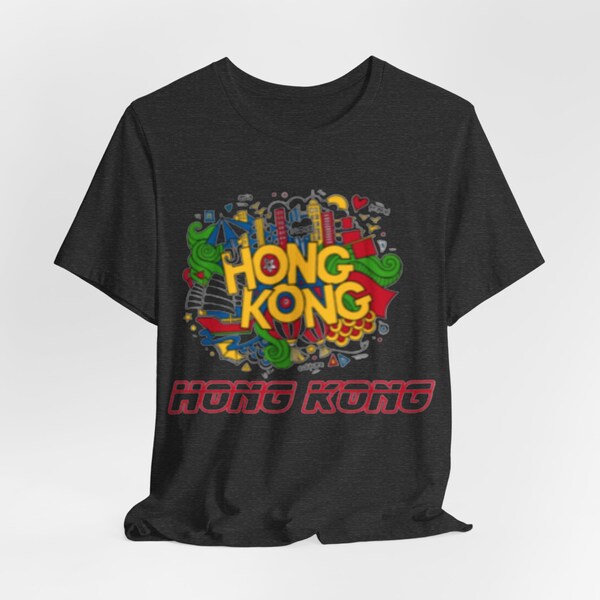 Hong Kong Unisex Jersey Short Sleeve Tee