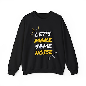 DJ Doughboy Sweatshirt | Make Some Noise | DJ Sweatshirt | DJ Gifts | Music Shirt | Dj Shirts | Crew Neck Sweatshirt