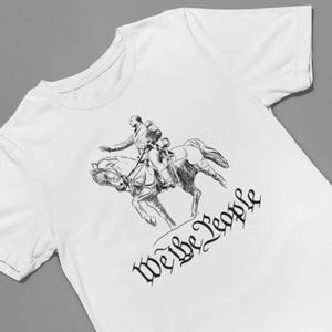 George Washington We The People Bunt-weißes T-Shirt