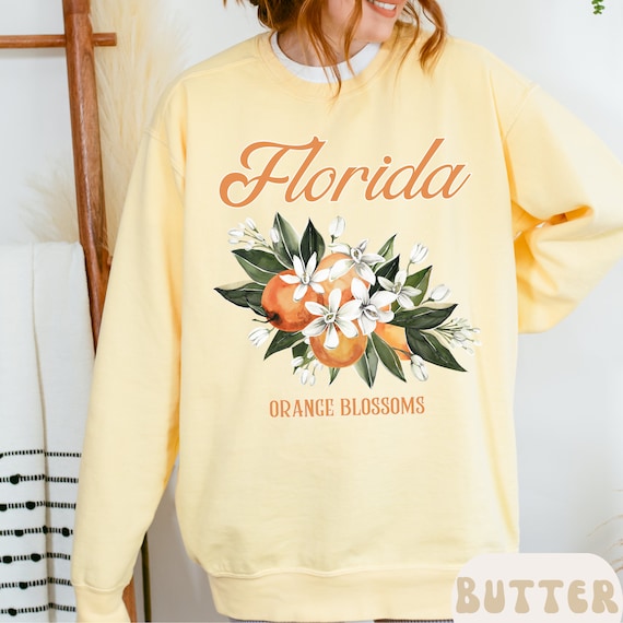 Land of Flowers Florida Drop Shoulder Sweater Land of Flowers Florida Drop Shoulder Sweater
