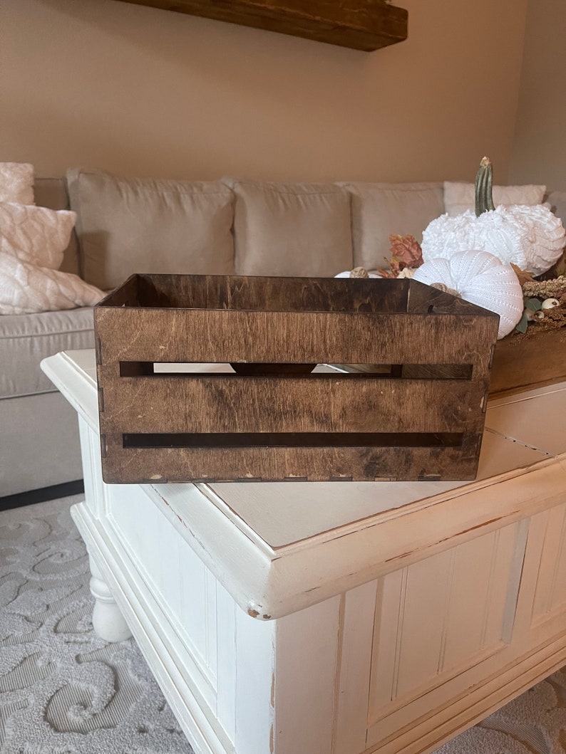 Wood Christmas Box With 3 Round Patterns and Guide to Help Place Pieces ...
