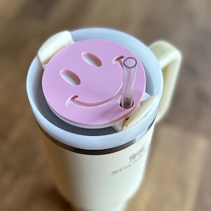 Retro Smiley Face 40oz V2 Cup Topper. SVG and Lightburn file. Includes placement guide file. Old School, Fun, laser file. Digital File Only.