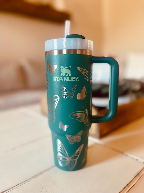 Butterfly Wrap for 40oz Tumbler, Digital Download, SVG and Lightburn file. Custom cups, Butterfly. Digital File Only.