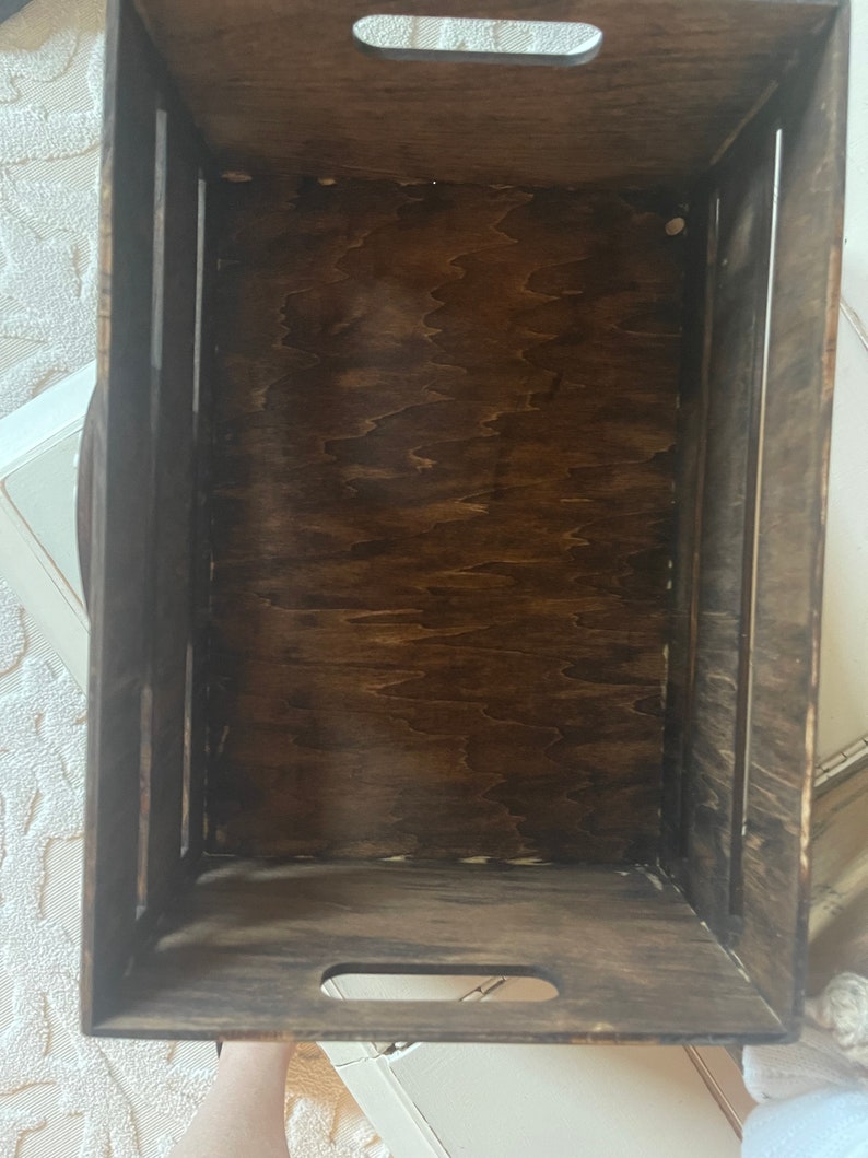 Wood Christmas Box With 3 Round Patterns and Guide to Help Place Pieces ...