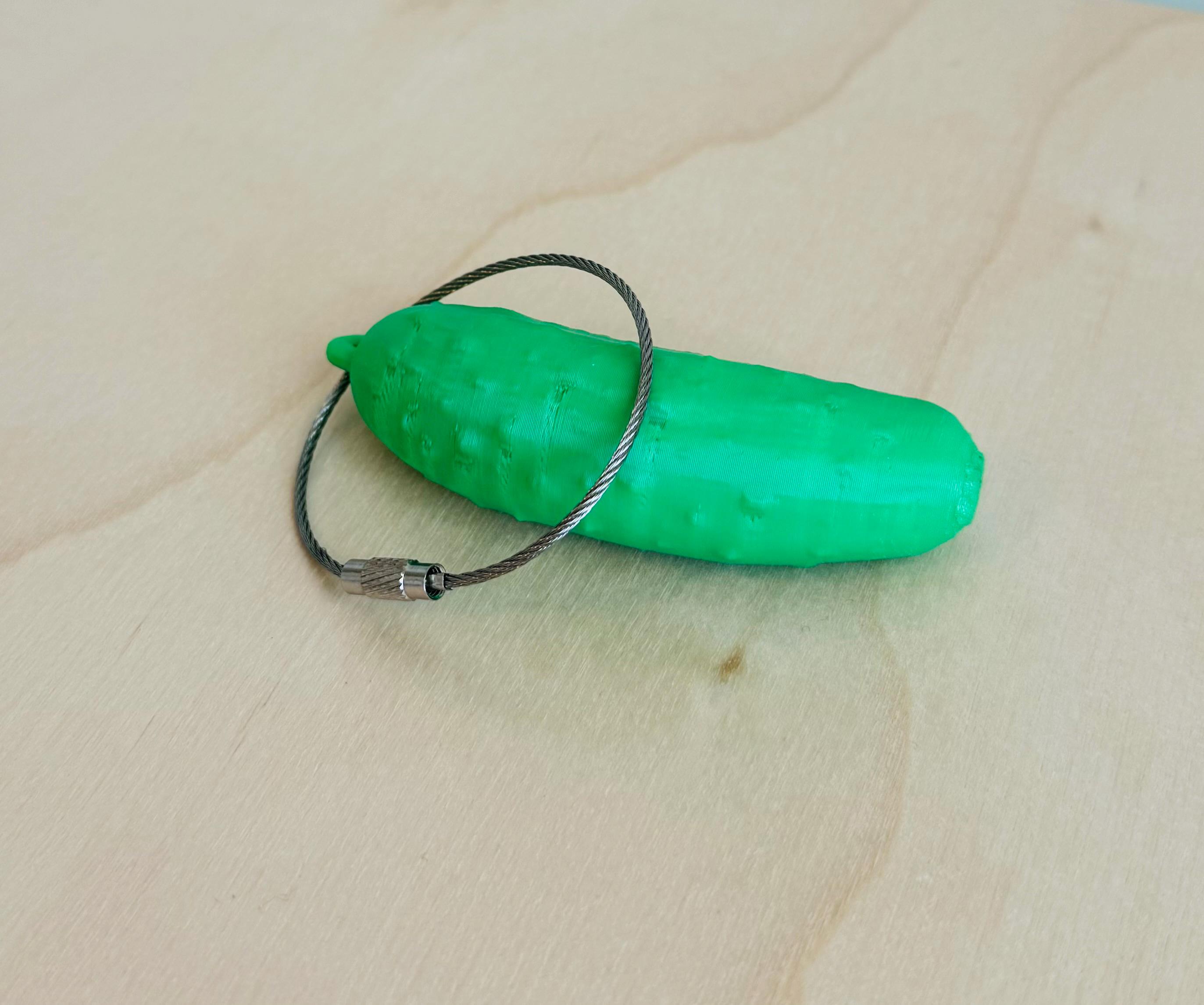 Pickle Keychain. Pickle Lovers Will Love This as Keychain, Backpack Tag ...
