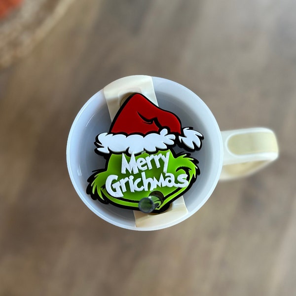 Décoration pour tasse Grinchmas V2 30 oz. Fichier SVG et Lightburn. Comprend un fichier de guide de placement. Noël, lime laser. Fichier numérique uniquement