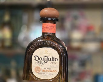 Upcycled Don Julio Tequila Bottle Pendant Light, Bar Man Cave Decor, Plug-In Lamp