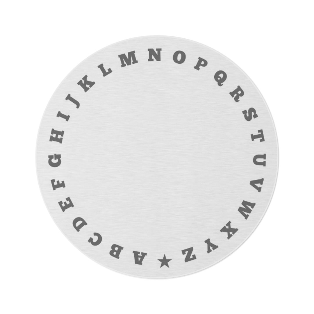 ABC Alphabet Rug for Nursery / Kids round Etsy