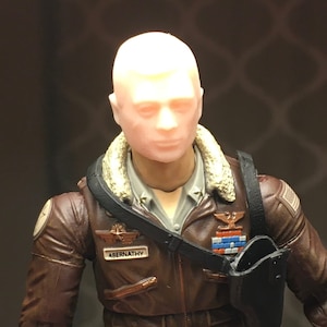 Vintage Soldier custom 6&quot; 1/12th scale 3D Printed head